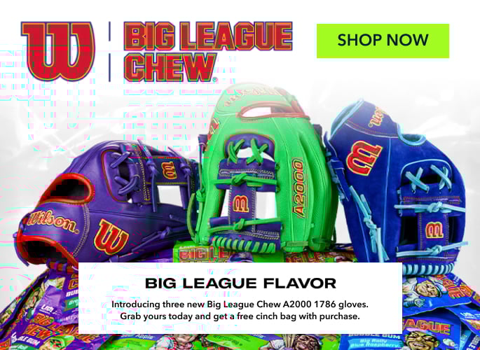 Wilson Limited Edition A2000 Big League Chew Baseball Gloves Shop Now